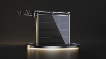 Black Edition для панорамных ворот с минеральным фасадным остеклением